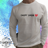 T-shirt manica lunga Super papà