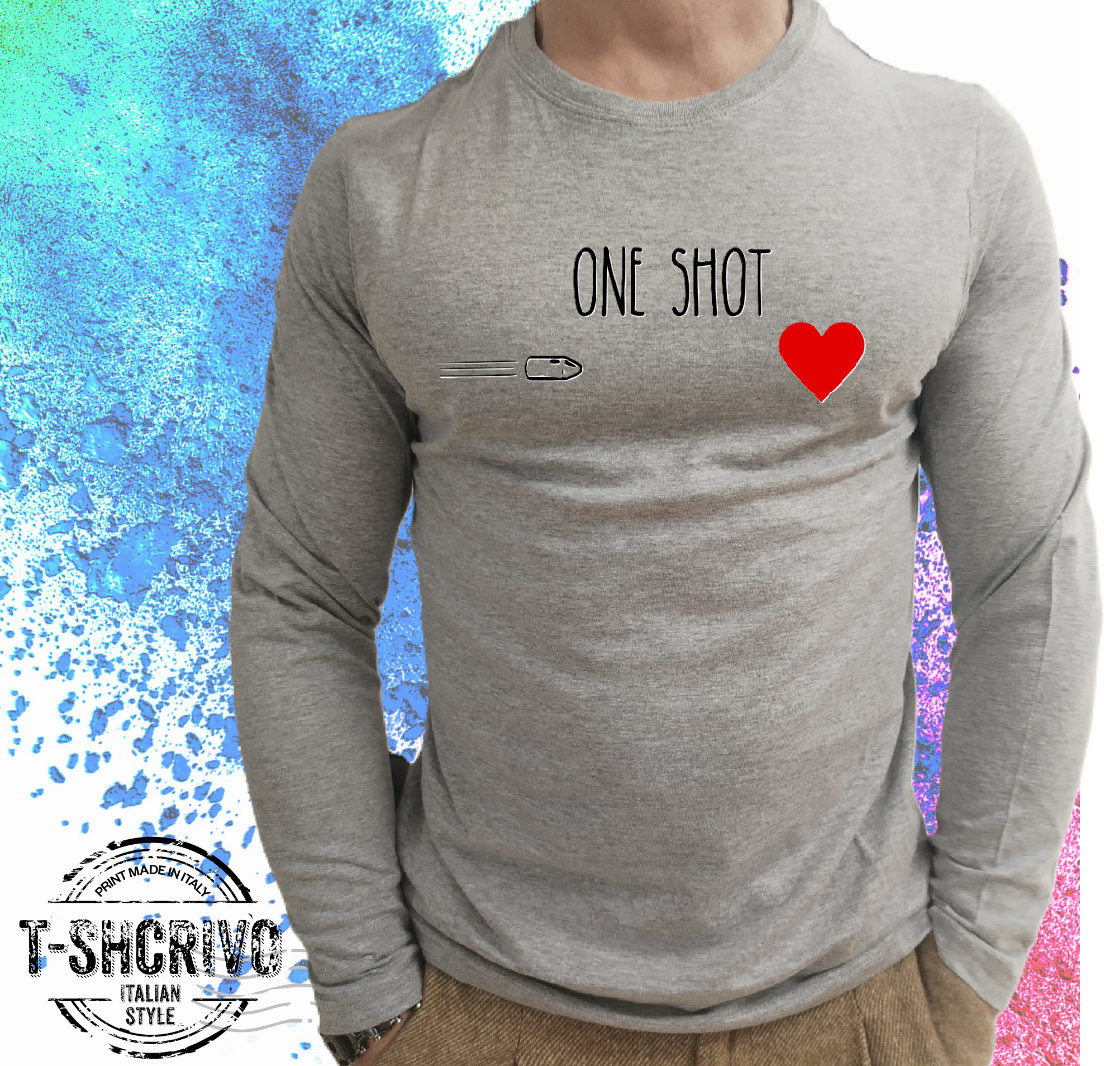 T-shirt ONE SHOT manica lunga